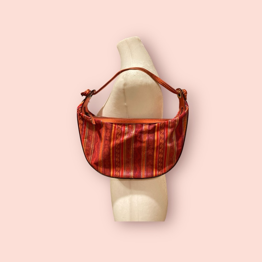 Donald Pliner Pink/Red/Orange Hobo Bag